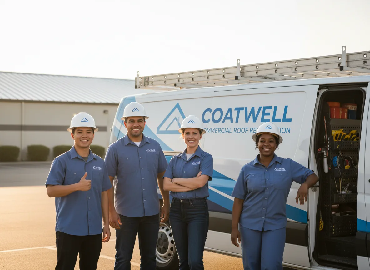 Commercial roof coating company in Wilson, OK